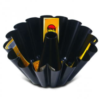 Round non-stick tube pan - black - ø 23 cm - ideal for angel food cake