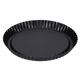 Molde para hornear redondo antiadherente - negro - ø 20 cm - ideal para tartas y otros pasteles - 
