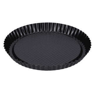 Runde Antihaft-Backform - schwarz - ø 27,5 cm - ideal für Torten und andere Kuchen - 