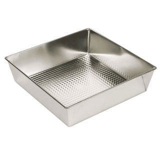 Firkantet vaffelformet bageform - 23,5 x 23,5 cm - ideel til bagning af kager - 