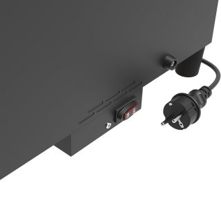 Elektrisk automatisk ryger med termostat temperaturregulering - nem at bruge - 