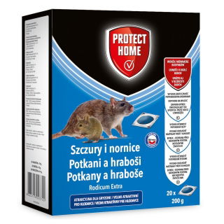 Rodicum Extra - sork- och råttaelimineringspåsar - Protect Home - 20 st - 