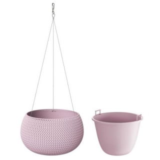 Pote redondo "Splofy Bowl" - 24 cm - mirtilo claro - 