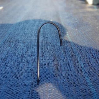 J15 Estacas de metal de jardim - comprimento 15 cm - 50 unidades - 
