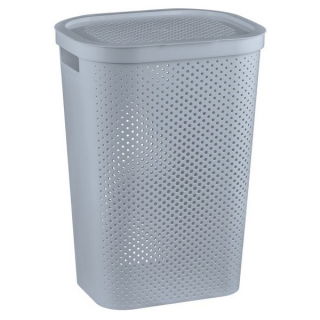 Leinen- und Wäschekorb "Infinity" - 60 Liter - grau - 