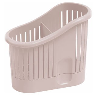 Bestek afdruiprek, houder - beige - 