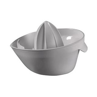 Lemon squeezer with a funnel - grey