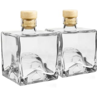 Likér, sirup, fľaše s džúsom - stohovateľné - Bruno - 500 ml - 2 ks - 