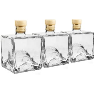 Likør, sirup, juice flasker - stabelbar - Bruno - 250 ml - 3 stk - 