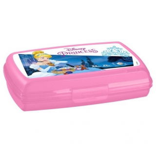 Recipiente de armazenamento de alimentos Multisnap - 0,6 litro - princesas - 
