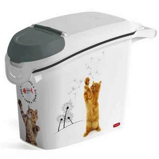Boîte de conservation pour aliments pour animaux, conteneur Pet Life - 6 kg - chats - 