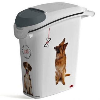 Caixa de armazenamento de alimentos para animais de estimação, recipiente Pet Life - 10 kg - cães - 