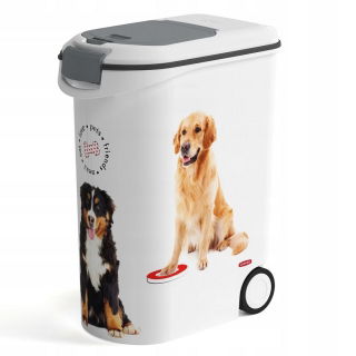 Naminių gyvūnėlių ėdalo dėžutė, konteineris „Pet Life“ - 21 kg - šunys - 