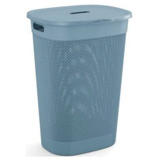Laundry basket "Filo Hamper", laundry hamper - 55 litre - grey