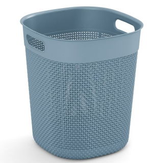 Pyöreä kori, säilytyslaatikko "Filo Bucket" - 16 litraa - harmaa - 