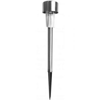 Lámpara solar de acero inoxidable - 5,5 x 36 cm - 