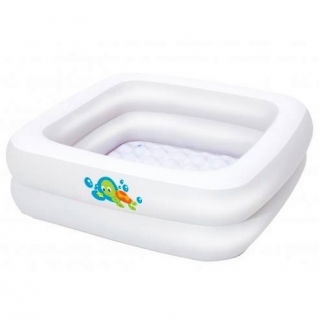 Kis felfújható medence - kád - 86 x 86 x 25 cm - 
