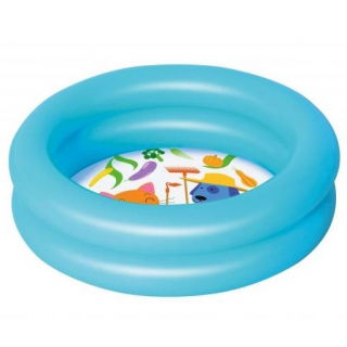 Small round inflatable pool - blue - 61 x 15 cm