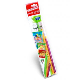 Chiusure sigillanti per sacchetti di plastica universali AnyLock - 3 pezzi - 