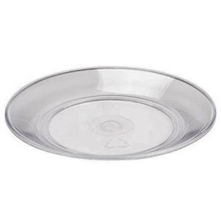 Sottovaso per piante "Color" - 13 cm - trasparente - 