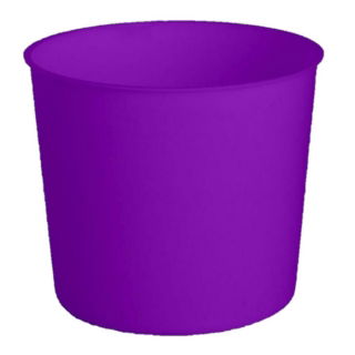 Enchimento redondo para potes com 15 cm de diâmetro - roxo - 