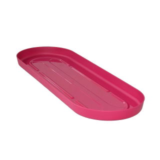 Cache-pot de balcon, plateau - 50 cm - fuchsia - 