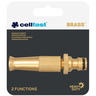 Ugello irrigatore in ottone, spruzzatore semplice - OTTONE - CELLFAST - 
