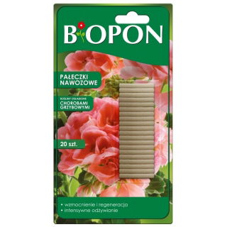 Fertilizer sticks for plants weakened by fungal diseases - Biopon - 20 pcs