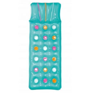Inflatable pool float, mattress - turquoise - 188 x 71 cm