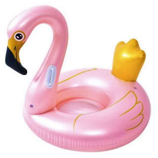 Aufblasbarer Poolschwimmer - Golden Flamingo- 115 cm - 