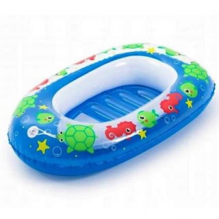 Nafukovací ponton pro děti - modrý - 102 x 69 - 