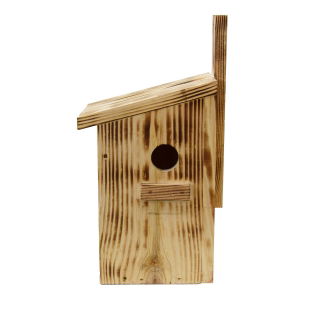 Eekhoornhuis in bomen - verkoold hout - 