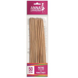 Espetos shashlik longos - 50 unidades - 