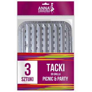 Aluminium-Grillaufsätze - 3 Stück - 