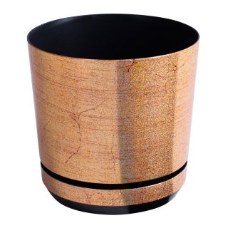 Kerek növényi cserép "Dekor" - 26 cm - napsugarak - 