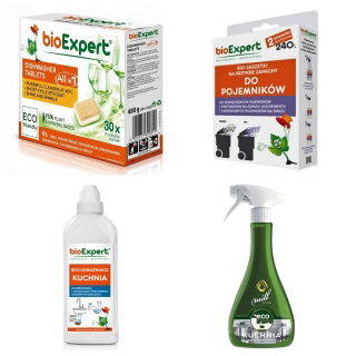 Juego de limpiador de cocina ecológico BIO - 4 piezas - 