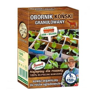 Letame di cavallo granulato 100% ecologico - Florovit - 1 litro - 