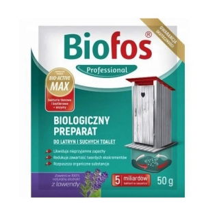 BIO Organický prípravok na latríny a suché toalety - BioFos - 50 g - 