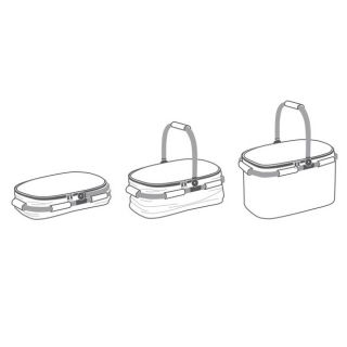Blue insulated picnic basket - COOLBAG
