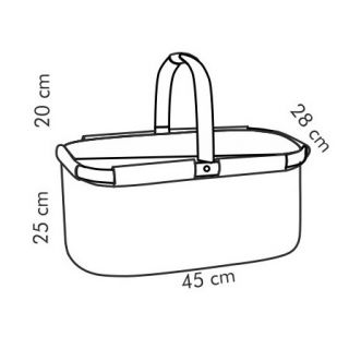 Blue insulated picnic basket - COOLBAG