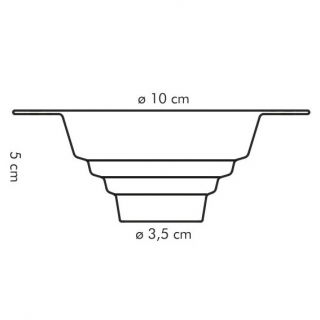 Viacúčelový lievik - PRESTO - ø 10 cm - 