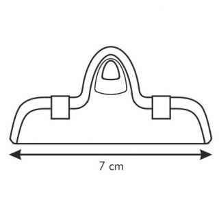 Štipaljke za torbe - PRESTO - 7 cm - 4 kom - 
