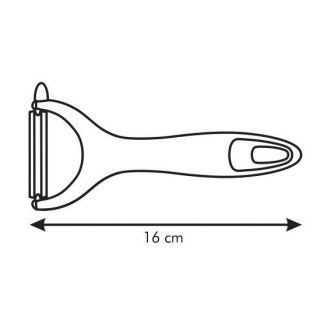 Vegetable peeler with lateral blade - PRESTO