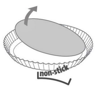 Moule à tarte avec fond amovible - DELÍCIA - ø 28 cm - 