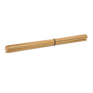 Polished 20-cm bamboo sticks / poles - 20 pieces