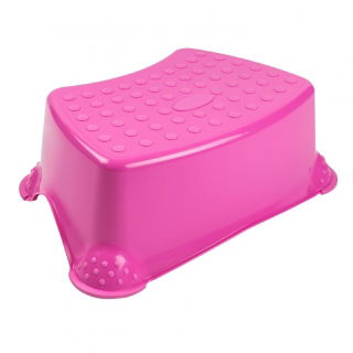 Tomek Little Duck' children's non-slip step stool - pink
