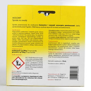 Myggeafvisende spoler - Target - 10 stk - 