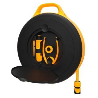 Waterwheel S - Carrello avvolgitubo carrellato con 15 metri di tubo da 1/2&quot; - FISKARS - 