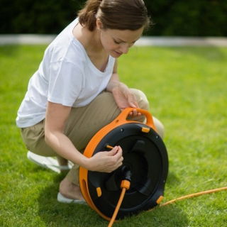 Waterwheel S - Carrello avvolgitubo carrellato con 15 metri di tubo da 1/2&quot; - FISKARS - 
