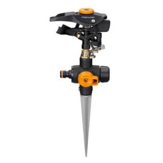 Pulsating sprinkler on a metal spike base, On/Off - FISKARS